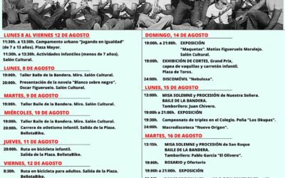 Fiestas de San Roque. Del 8 al 20 de agosto